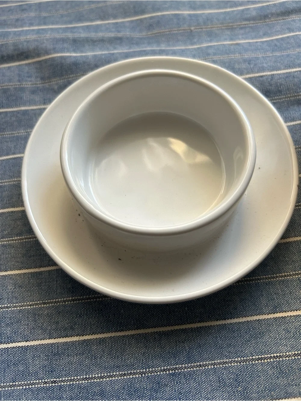 Ceramic Small Butter Dish With Lid Kitchen Servewear *Has Flaw